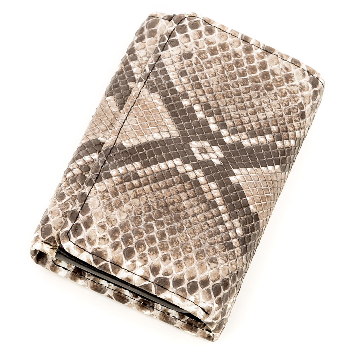 

Женский кожаный кошелек 19,5х10х2,5 см SNAKE LEATHER Бежевый