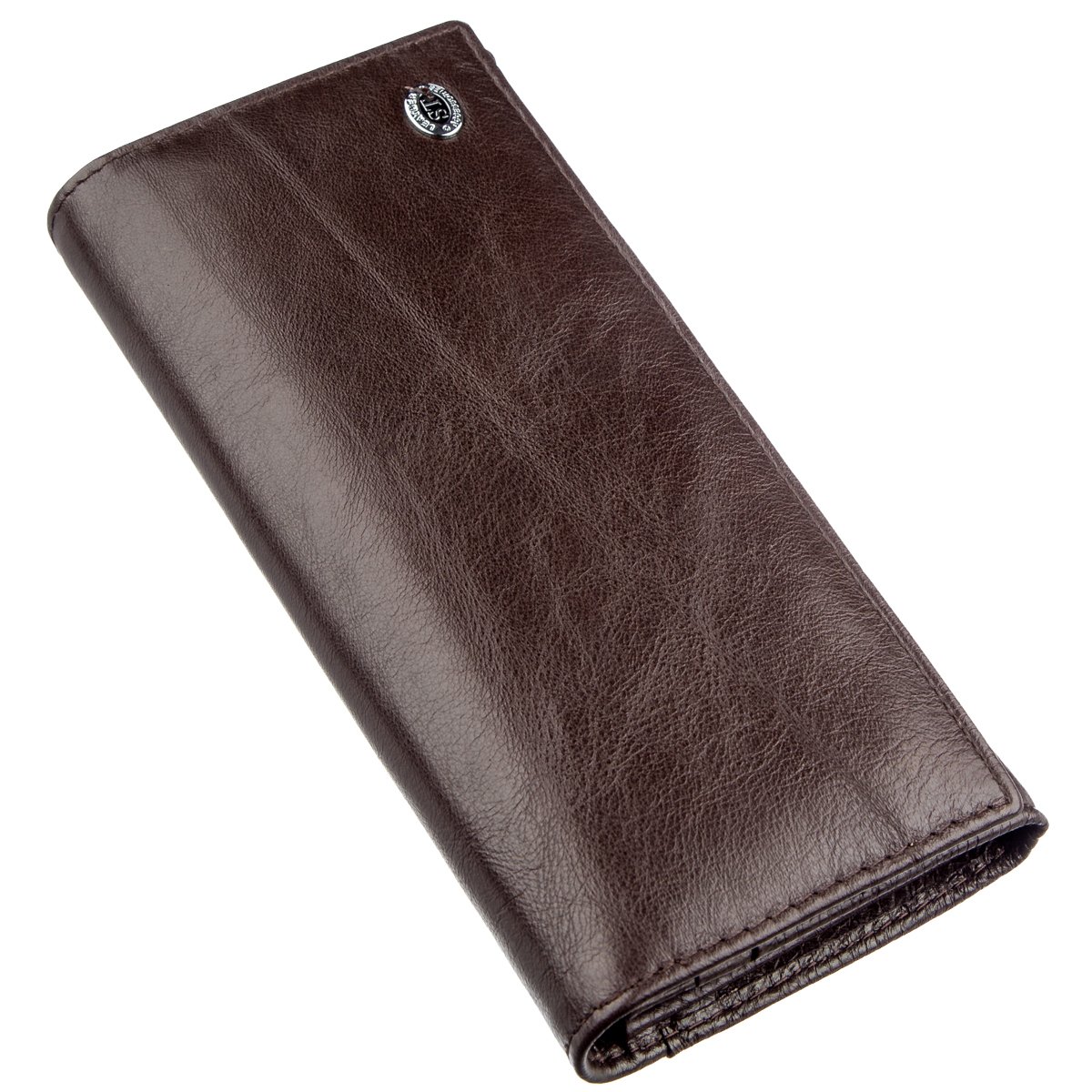 

Женский кожаный кошелек 18,5х9 см ST Leather Коричневый