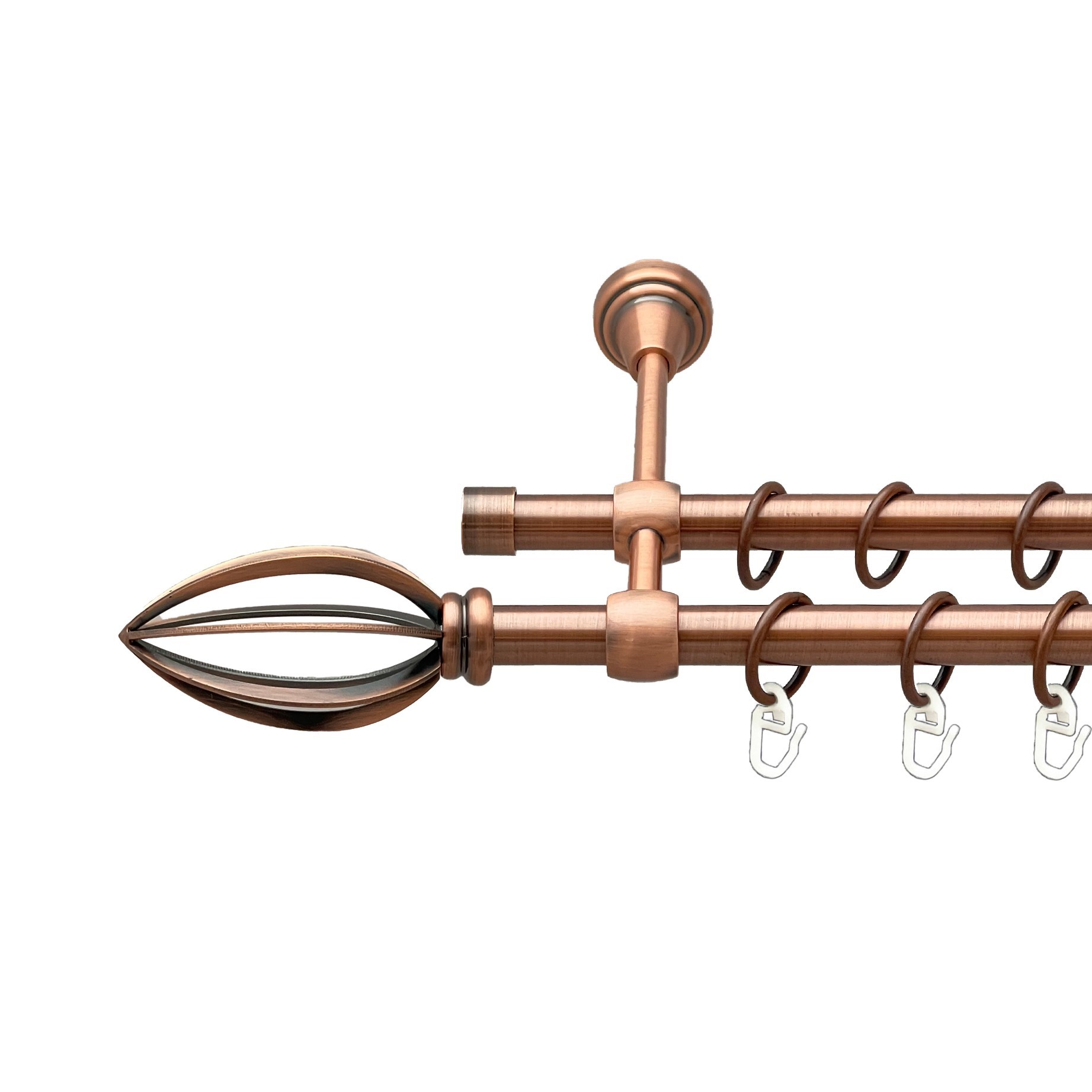 

Карниз Orvit Пантеон металевий дворядний литий гладка труба кільце металеве Мідь 16\16 мм 200 см (00-00019667)