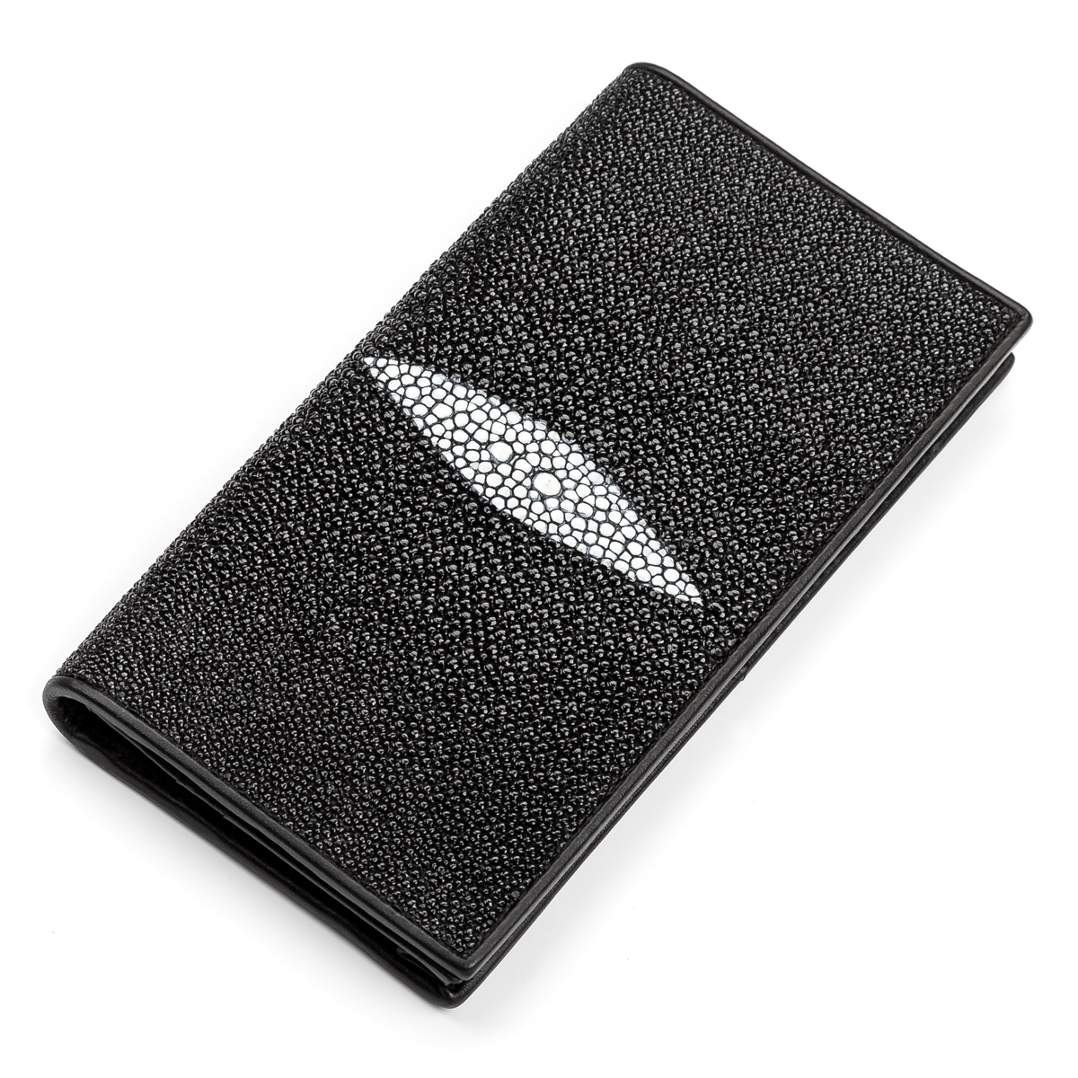 

Мужское кожаное портмоне 17х9,5 см STINGRAY LEATHER Черный