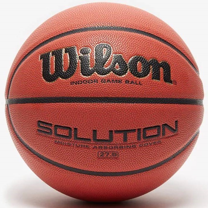 

Мяч баскетбольный профессиональный Wilson Solution размер 7 композитная кожа (WTB0616XBDBB)