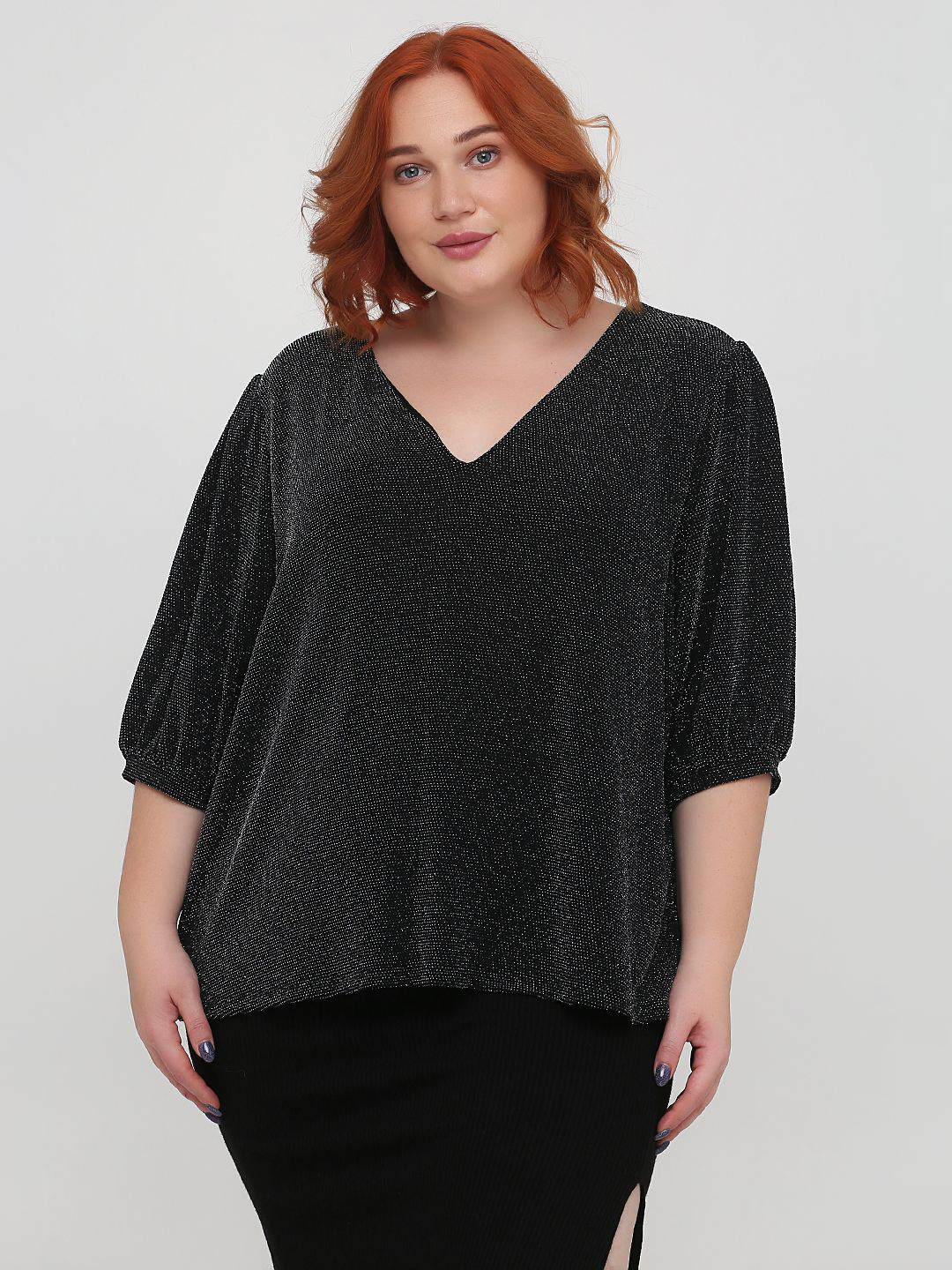 

Блузка H&M 0926841-01  Черная, Блузка H&M 0926841-01 XL Черная