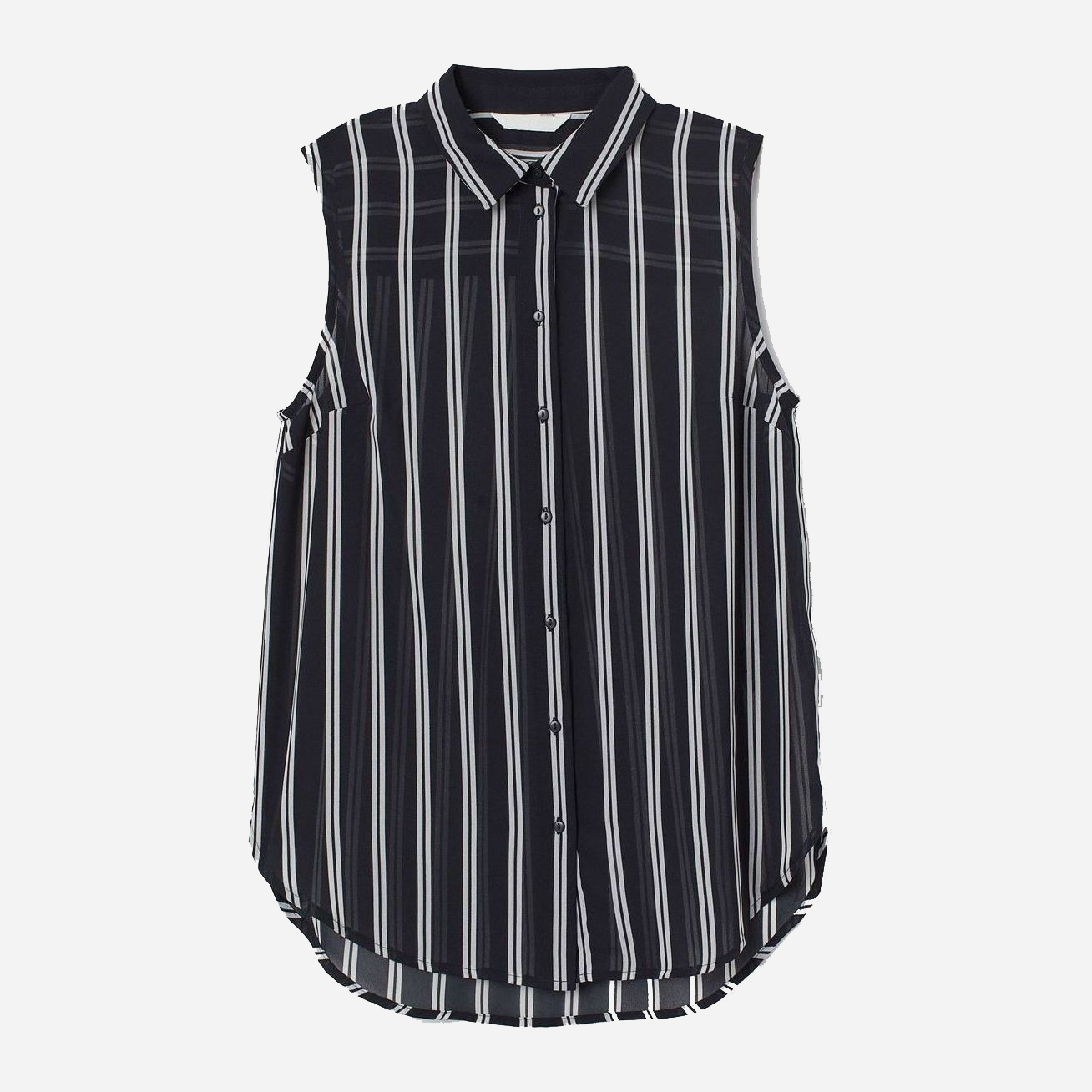 

Блузка H&M 0697050-01  Черная, Блузка H&M 0697050-01 34 Черная