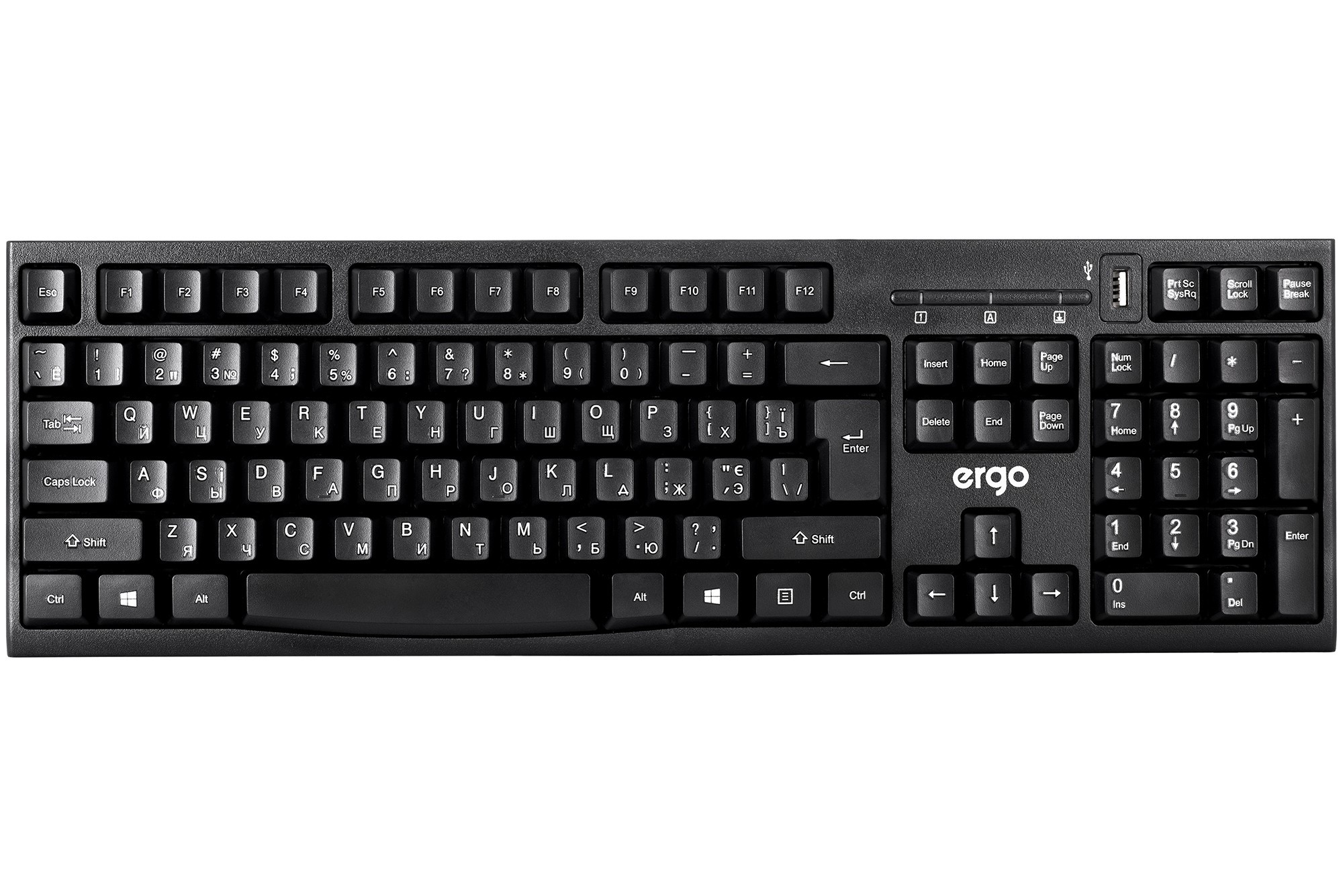 

Клавиатура Ergo K-280HUB Black
