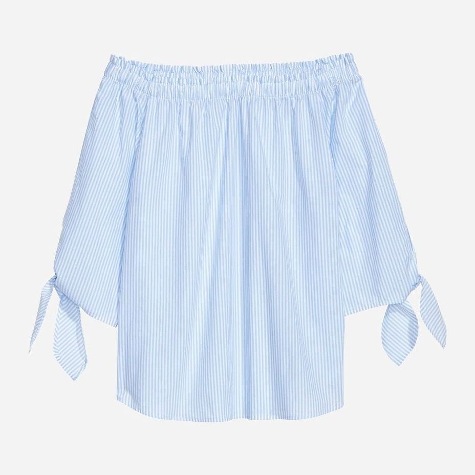 

Топ H&M 0578020  Голубой, Топ H&M 0578020 32 Голубой
