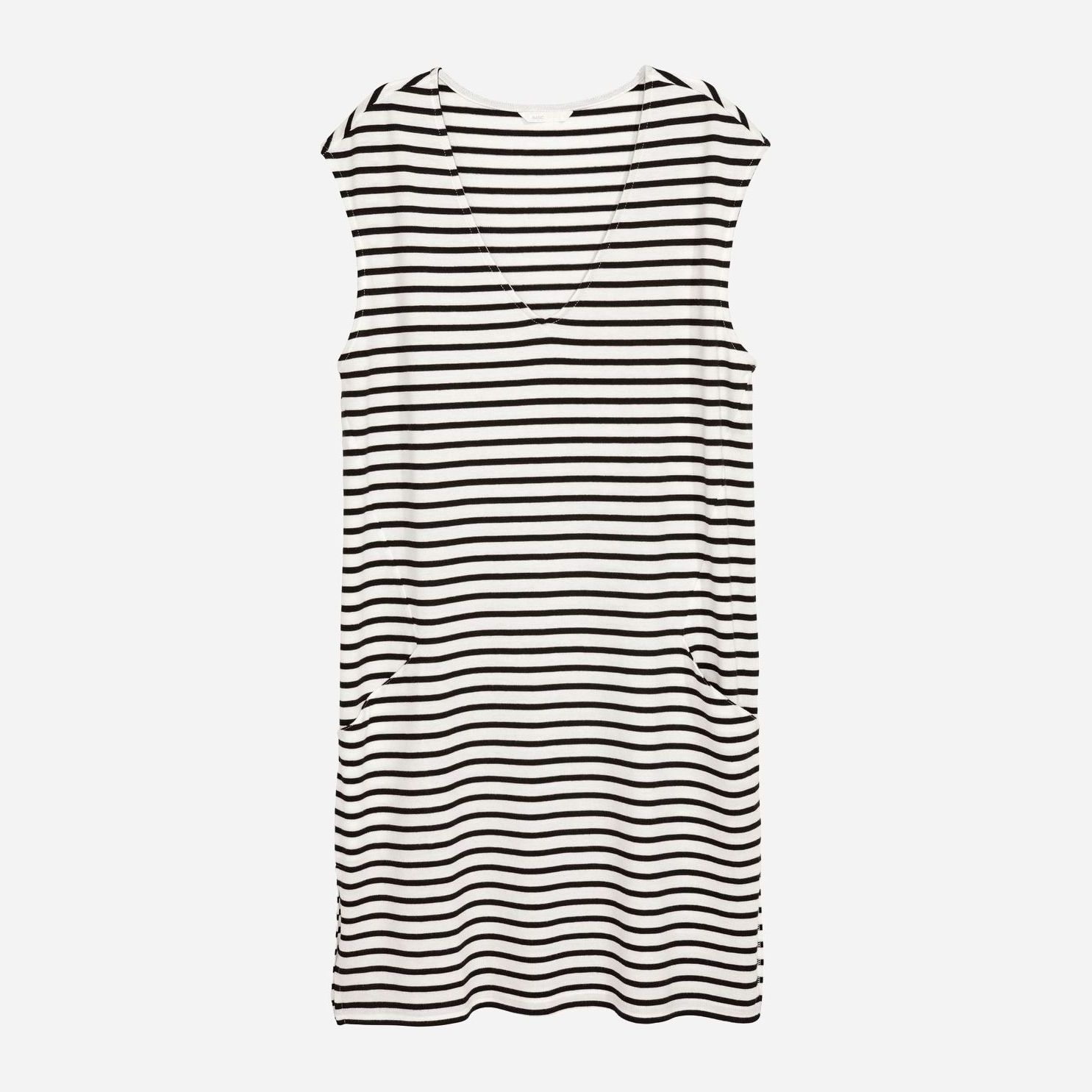 Акція на Сукня-футболка міні літня жіноча H&M 0525360 XS Біла від Rozetka