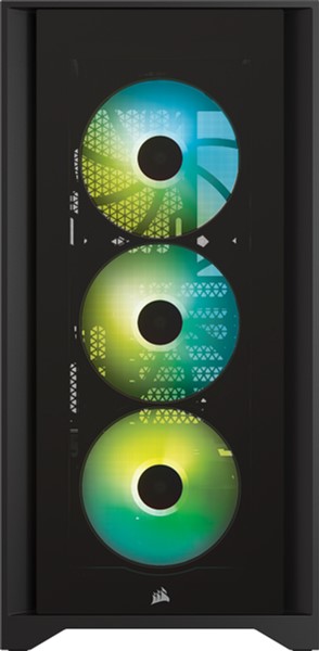 

Корпус Corsair iCUE 4000X RGB Tempered Glass Black (CC-9011204-WW)