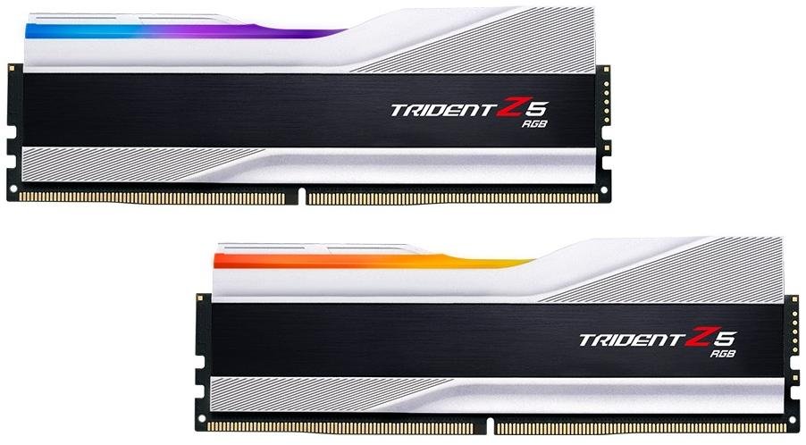 

Модуль пам'яті для комп'ютера G.SKILL Trident Z5 RGB Silver DDR5 2x16GB (F5-6000J3636F16GX2-TZ5RS)
