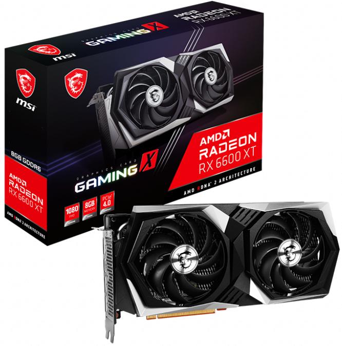 

Відеокарта MSI RX 6600 XT Gaming X 8G (RX 6600 XT Gaming X 8G)