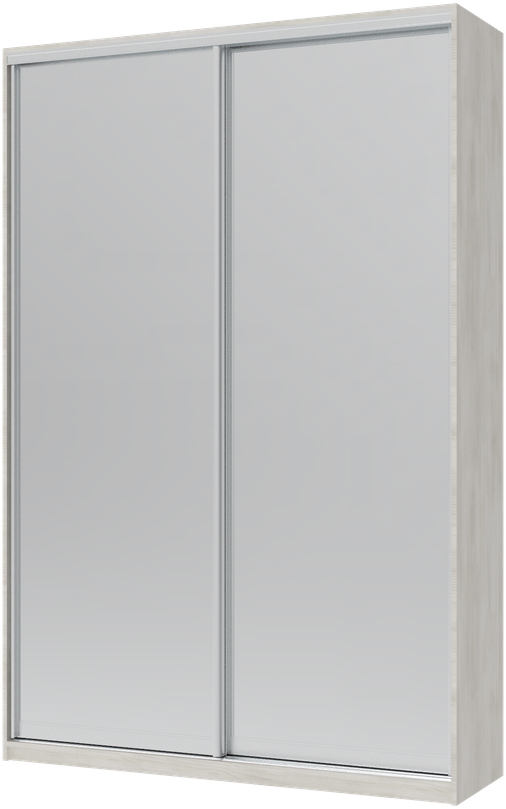 

Шкаф купе Сити Лайт Doros under the order Белое дерево 2 Зеркала 150х45х225 см