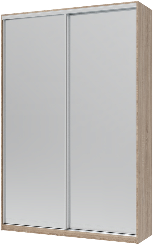 

Шкаф купе Сити Лайт Doros under the order Дуб сонома 2 Зеркала 150х45х225 см