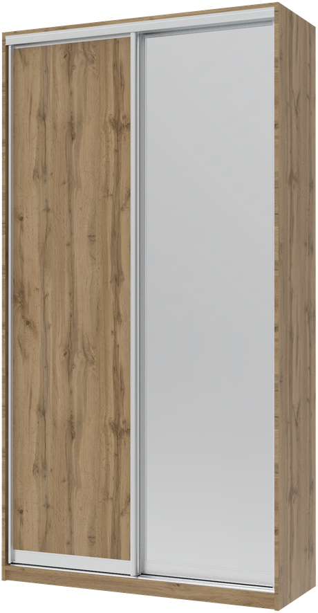 

Шкаф купе Сити Лайт Doros under the order Тахо 1 ДСП / 1 Зеркало 120х60х225 см