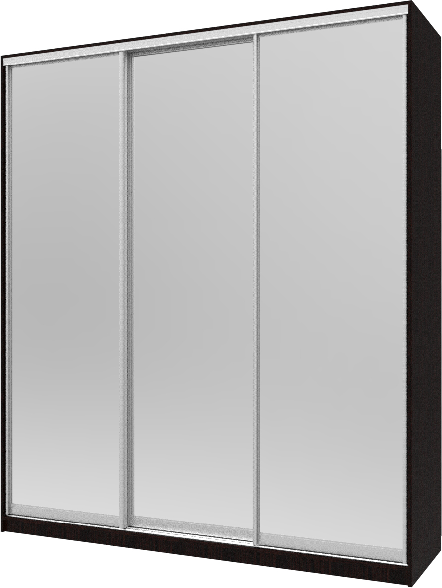 

Шкаф купе Сити 24 Doros under the order Венге 3 Зеркала 208х60х240 см