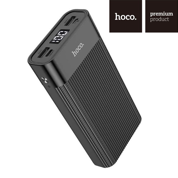 

УМБ Hoco Premium J85 Type-C, USB, Micro-USB (2A, 20000 mAh, USB Type-С, портативная зарядка) powerbank - Черный