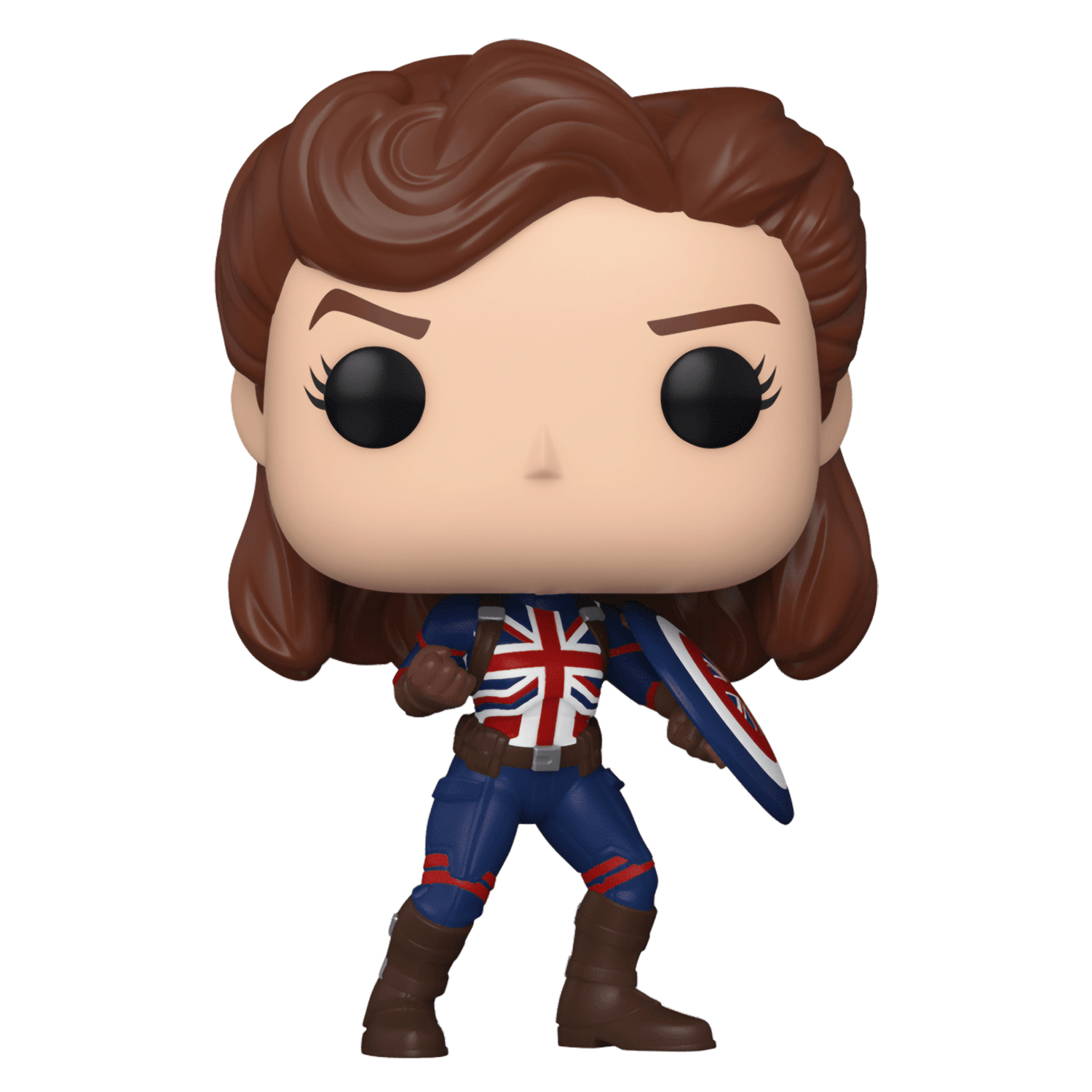 

Коллекционная фигурка Funko POP! Bobble Marvel What If Captain Carter with Shield (FUN25491102) (FUN25491102)