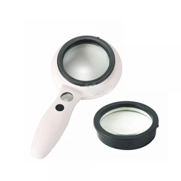 

Ручная лупа Magnifier MG6902-8L, увел.- 2.5Х/5X, диам.- 73мм с Led
