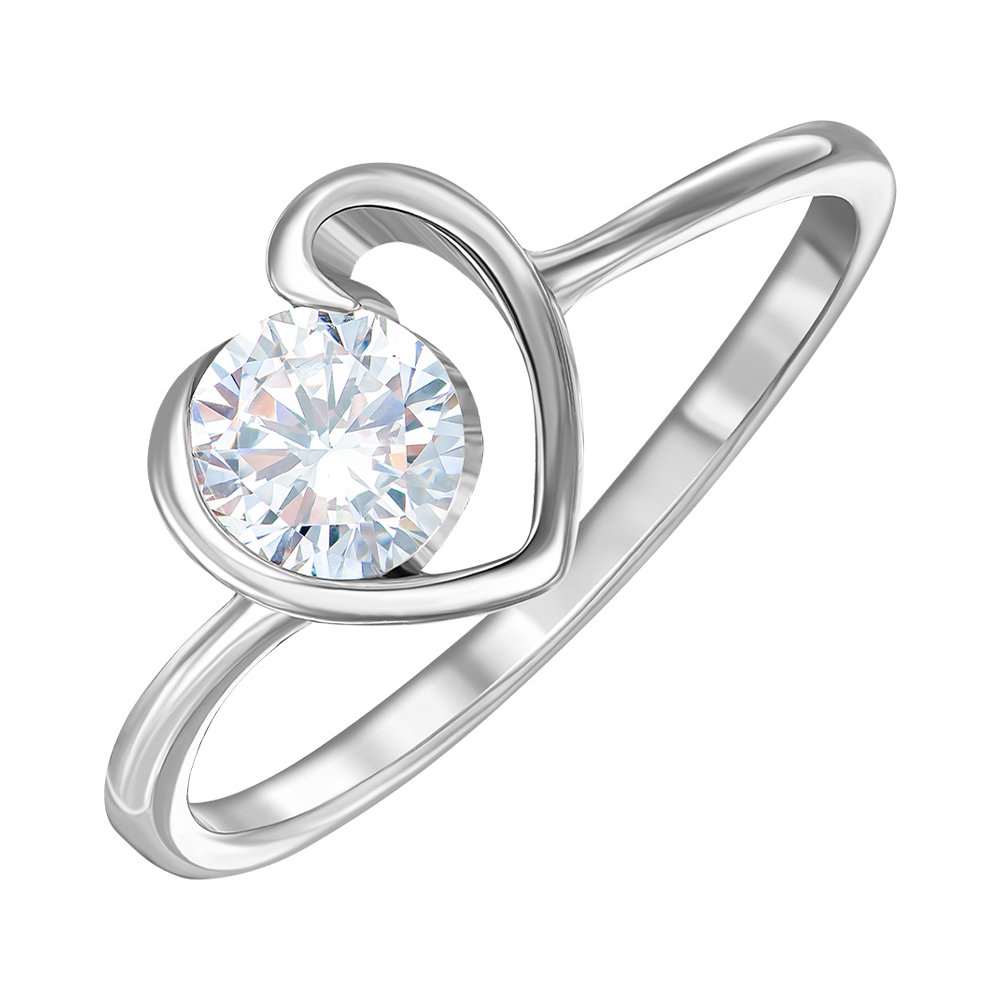 

Серебряное кольцо с цирконием 000116343 16 размера