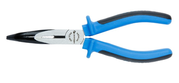 Плоскогубцы удлиненные с изогнутыми губками 160 мм Hoegert HT1P022 ...