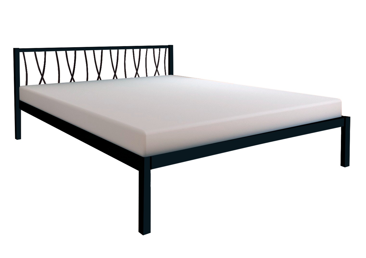 

Металлическая кровать ТриАметекс Серхио 180х190 черная