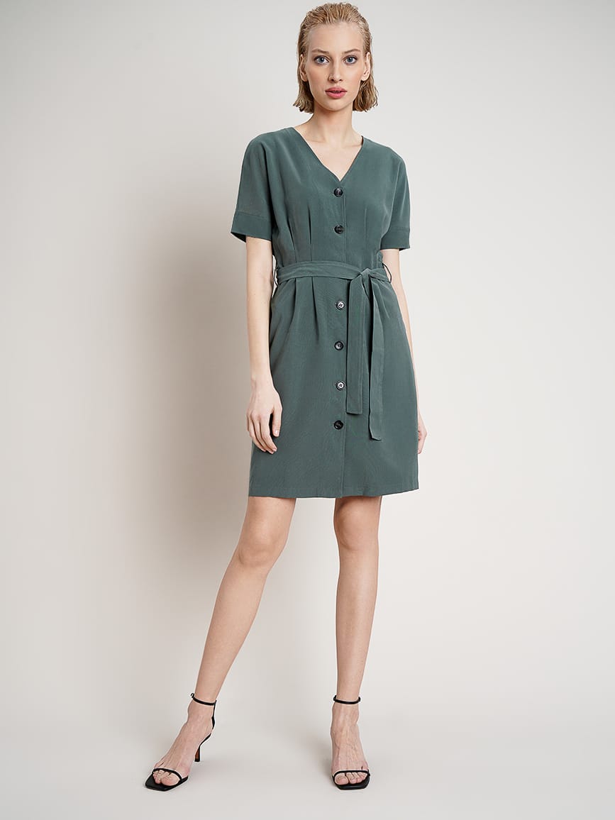 

Платье O'STIN Casual LR4Y72-G7  Хаки, Платье O'STIN Casual LR4Y72-G7 L Хаки