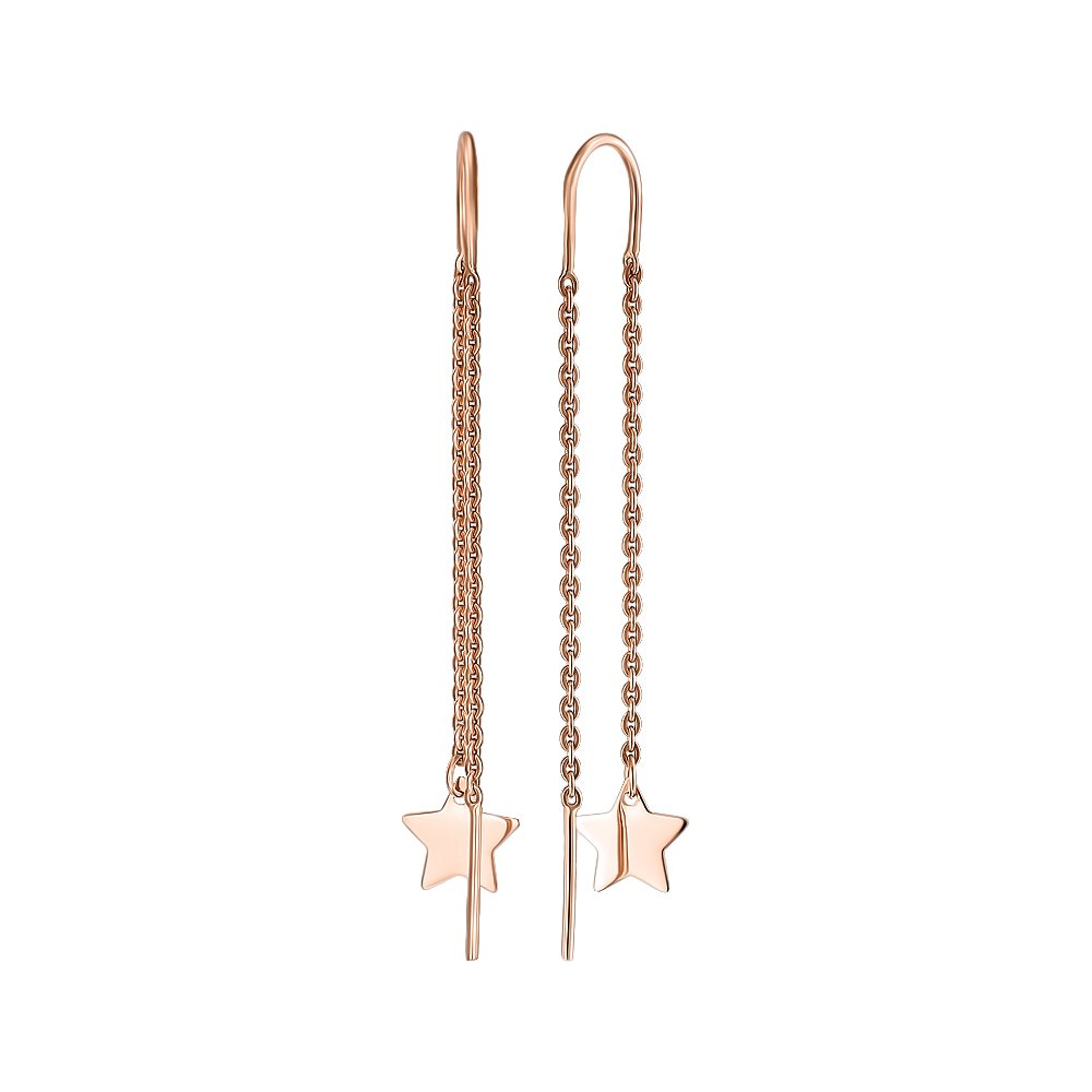 

Серьги-подвески из красного золота 000151611