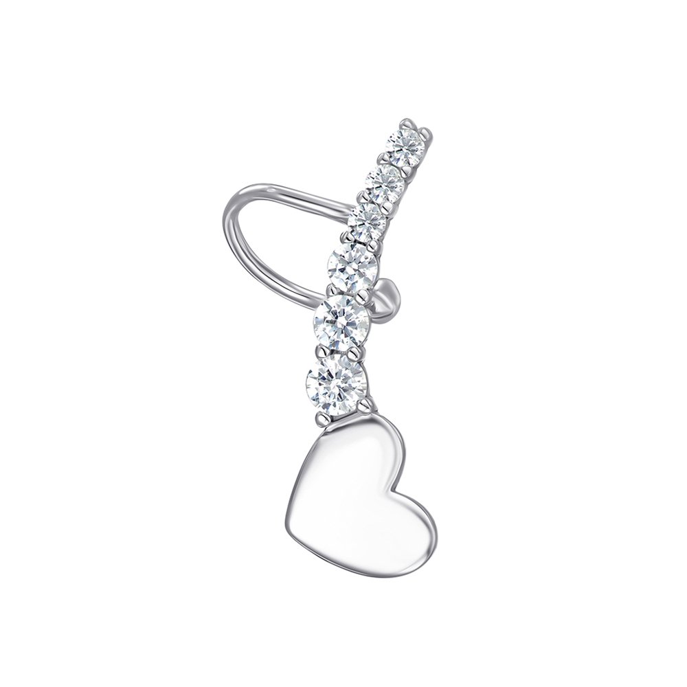 

Серьга-каффа с фианитами 000152393