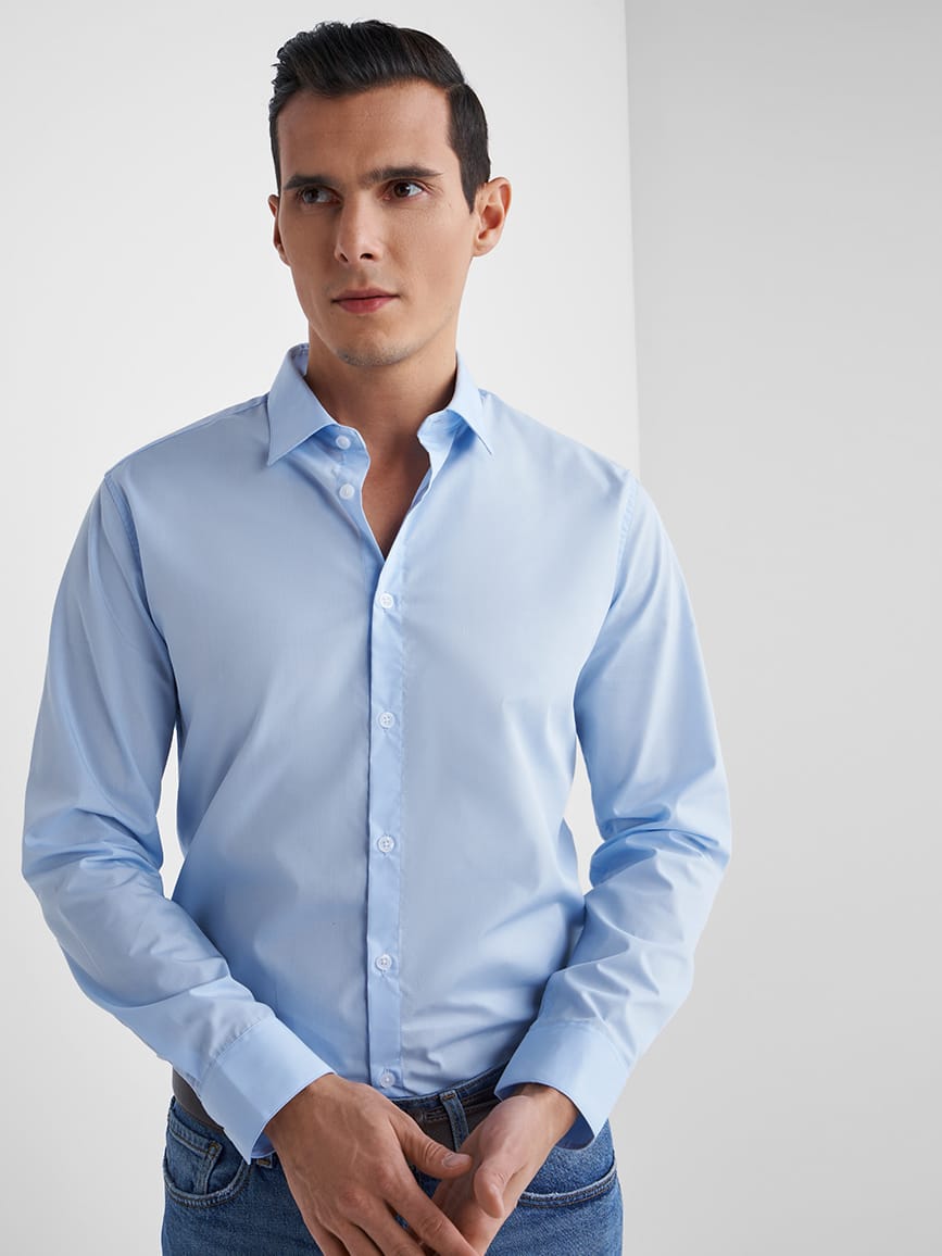 

Рубашка O'STIN Casual MS6211-60 XXL Небесно-голубая