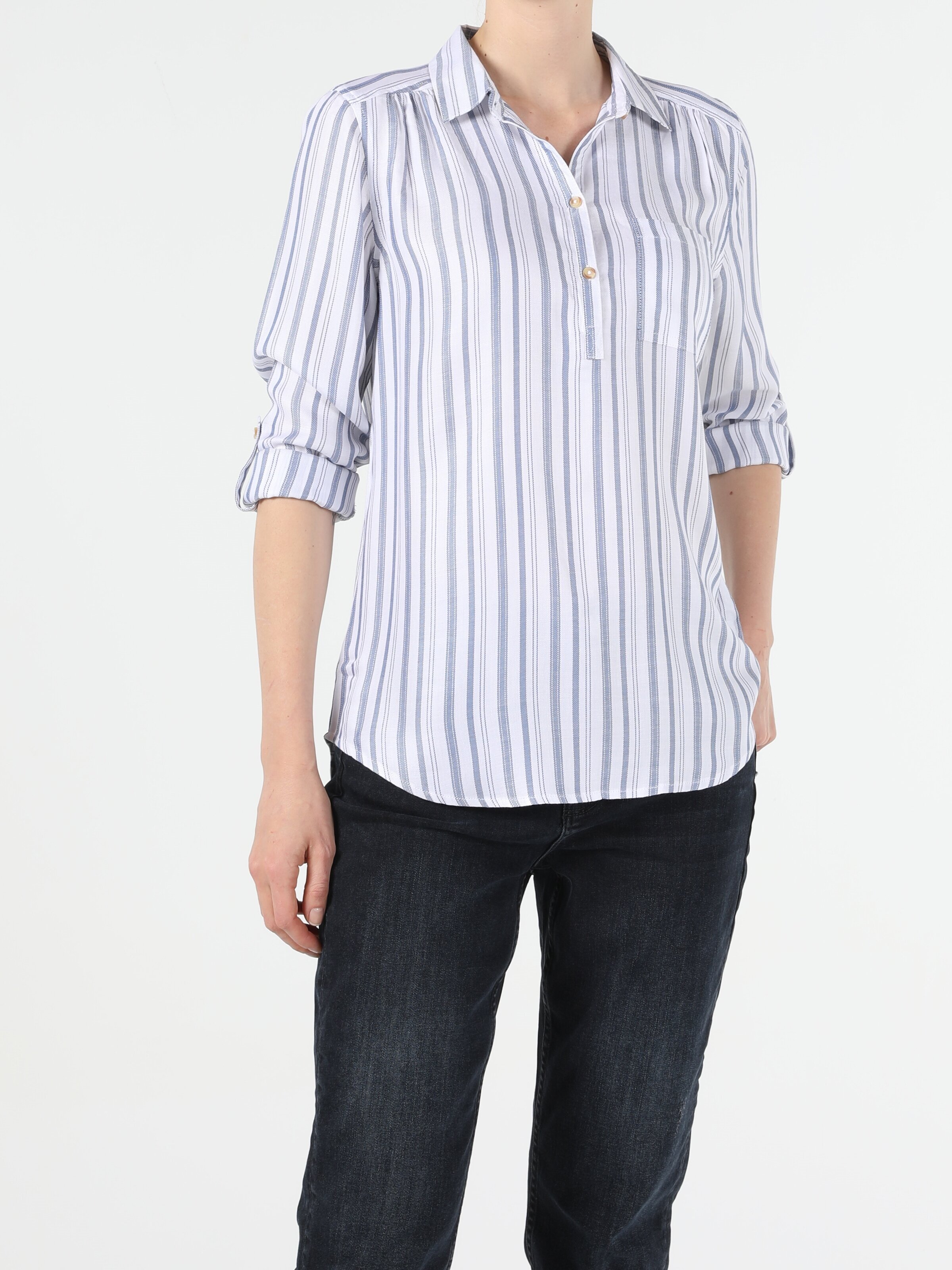 

Блузка Colin's CL1054119  Blue, Блузка Colin's CL1054119 M Blue