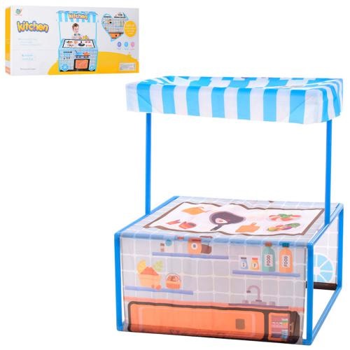 

Игровая палатка Кухня MR 0344 на колышках голубая