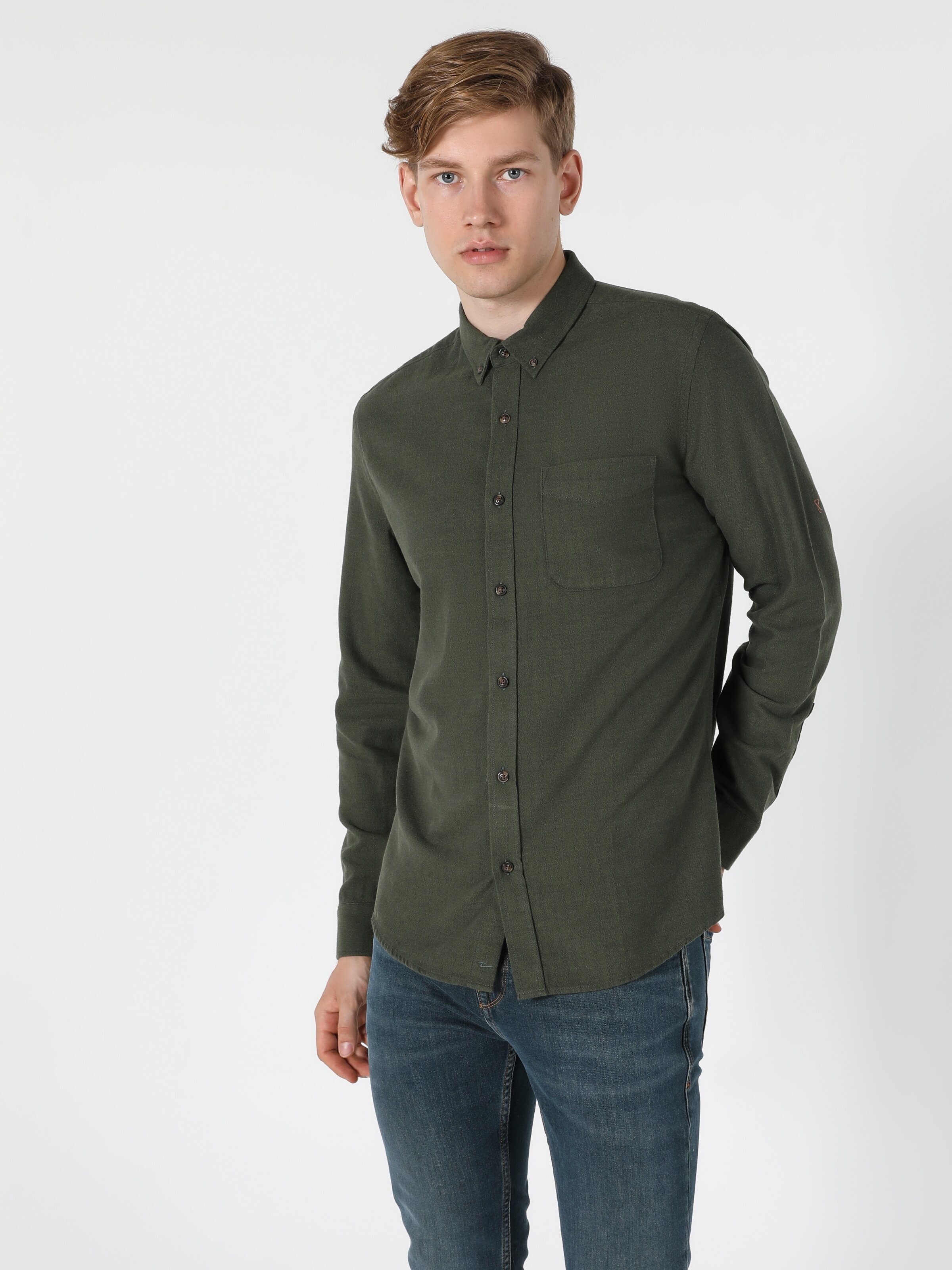 

Рубашка Colin's CL1055941  Khaki, Рубашка Colin's CL1055941 L Khaki