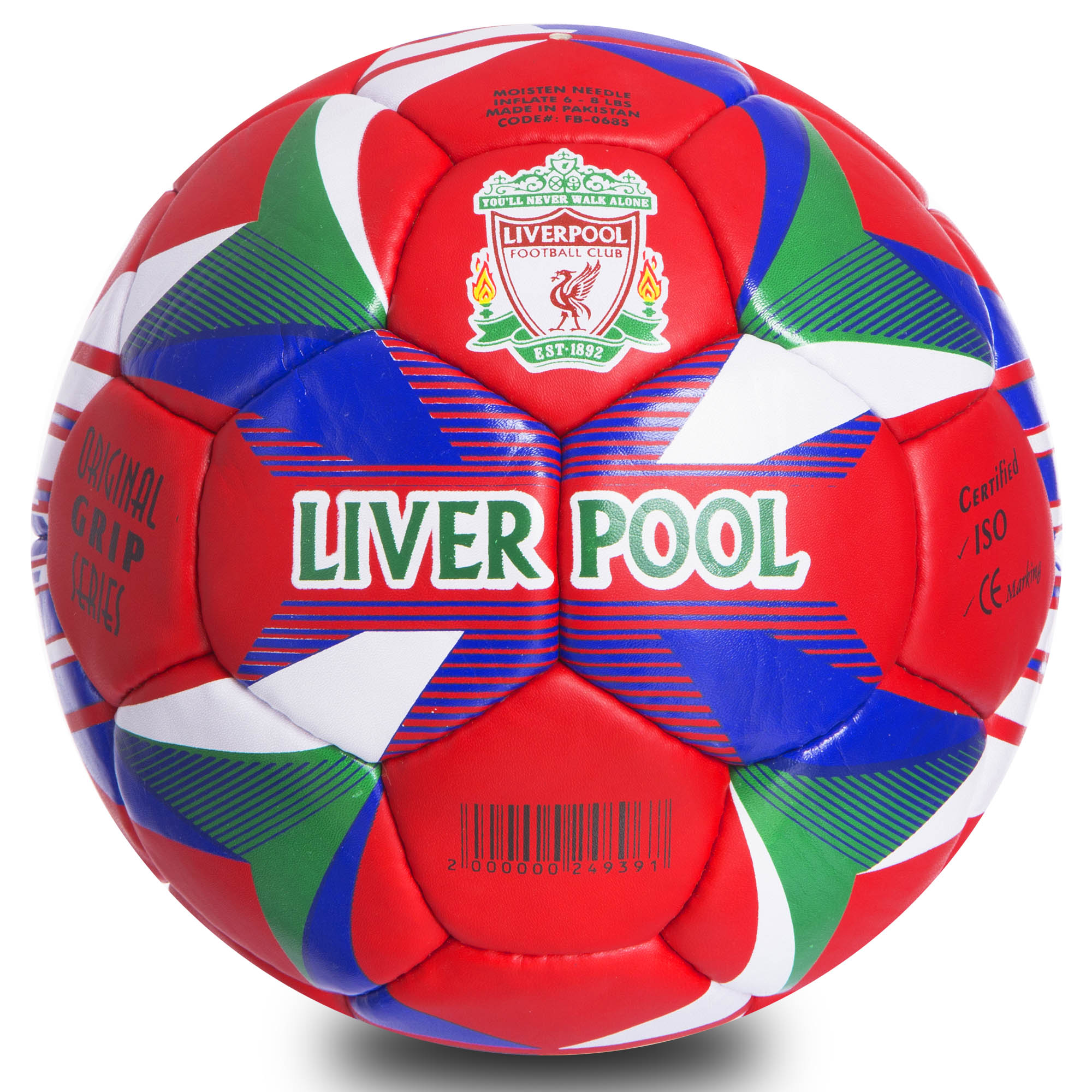 

Мяч футбольный LIVERPOOL BALLONSTAR FB-0685 №5