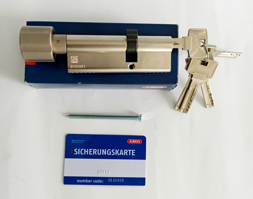 

Цилиндр Abus Bravus compact 1000 115 (55x60Т) ключ-поворотник 5Key