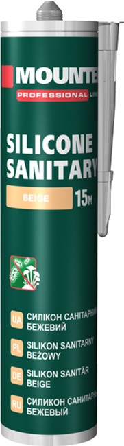 Герметик силиконовый Mounter санитарный 280 мл Бежевый (SS-0520) – фото ...