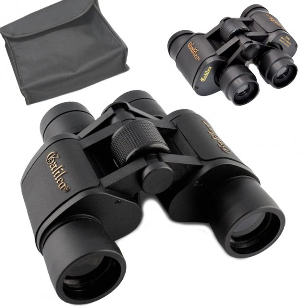 

Бинокль Galileo W7 7353 компактный из оптического стекла ВК-7 с чехлом 8х40м Black
