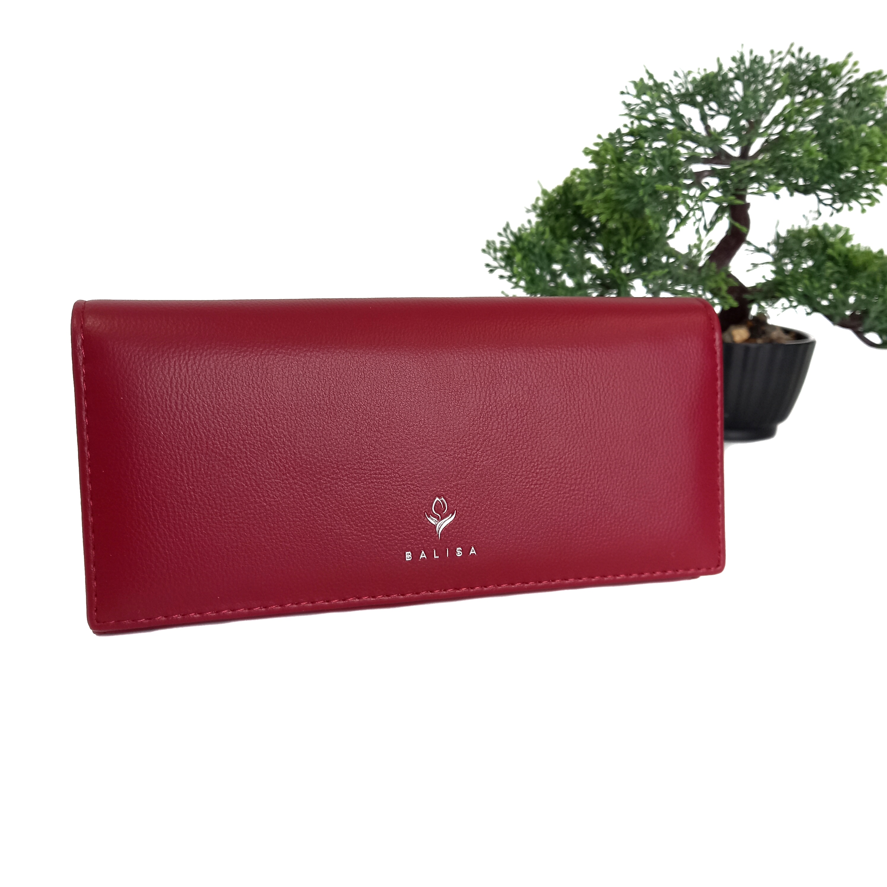 

Большой женский кошелек искусственная кожа Balisa бордовый C8601-035 wine red