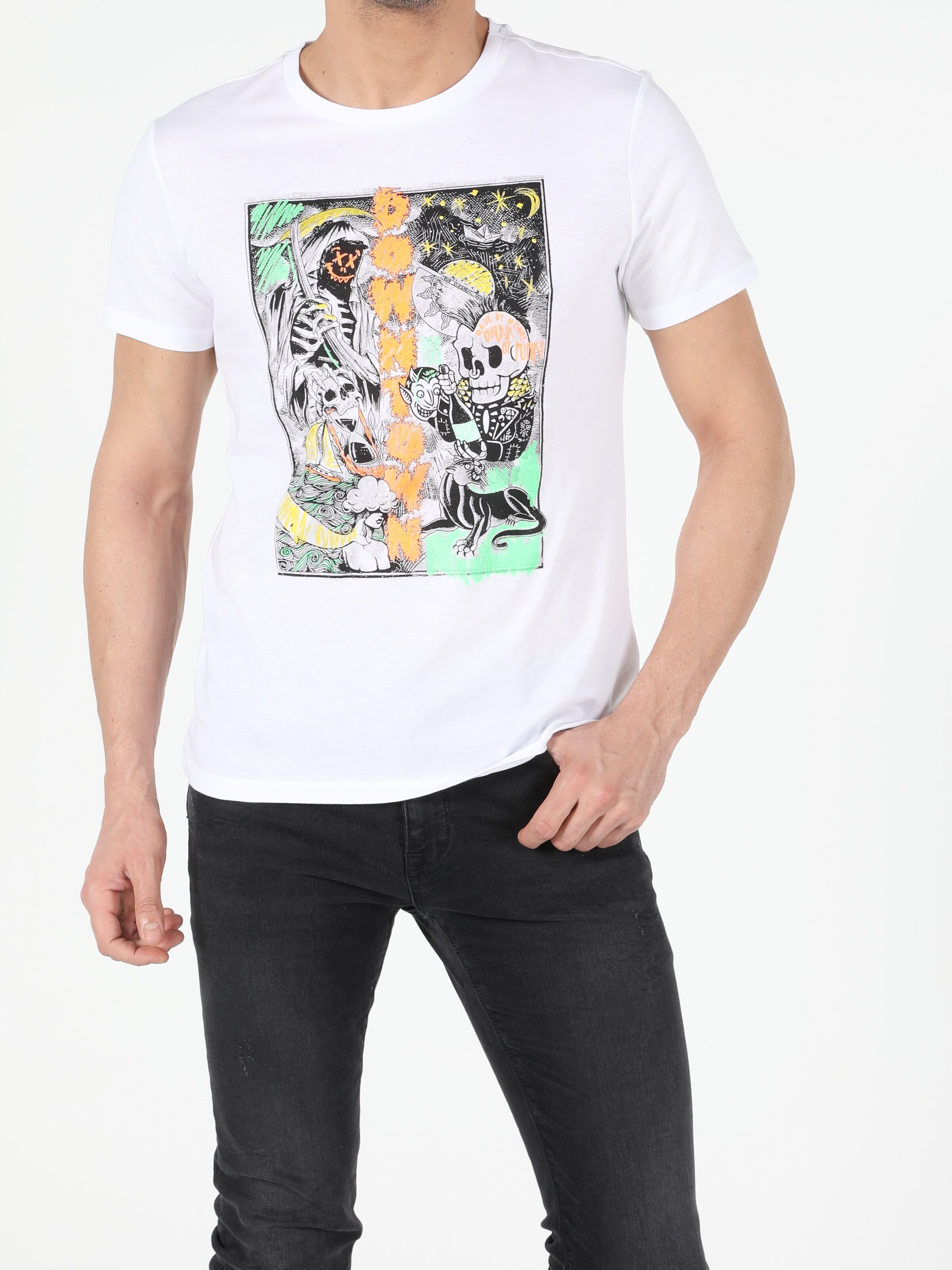 

Футболка Colin' CL1052276  White, Футболка Colin's CL1052276 S White