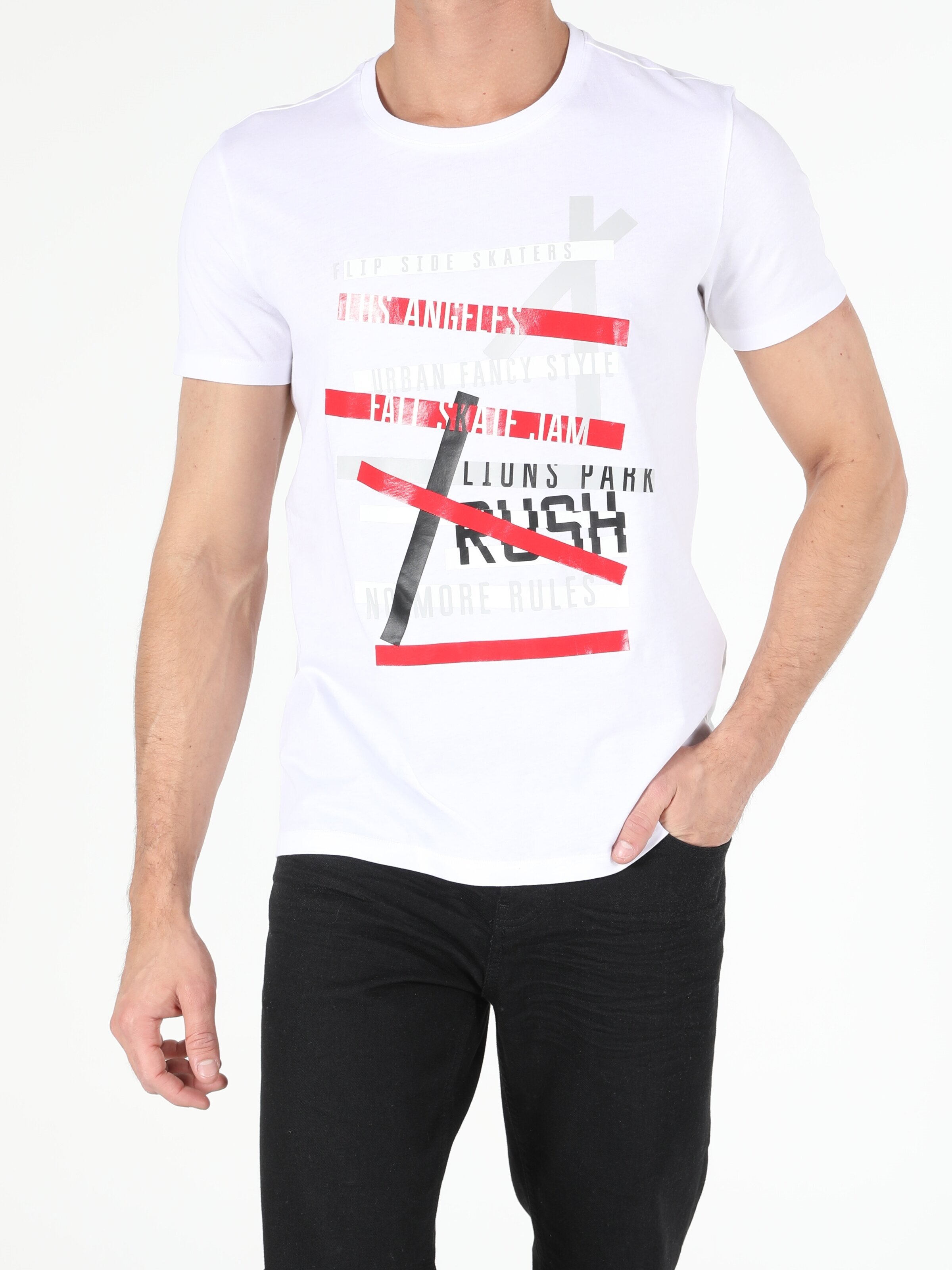 

Футболка Colin's CL1052834 XXL White