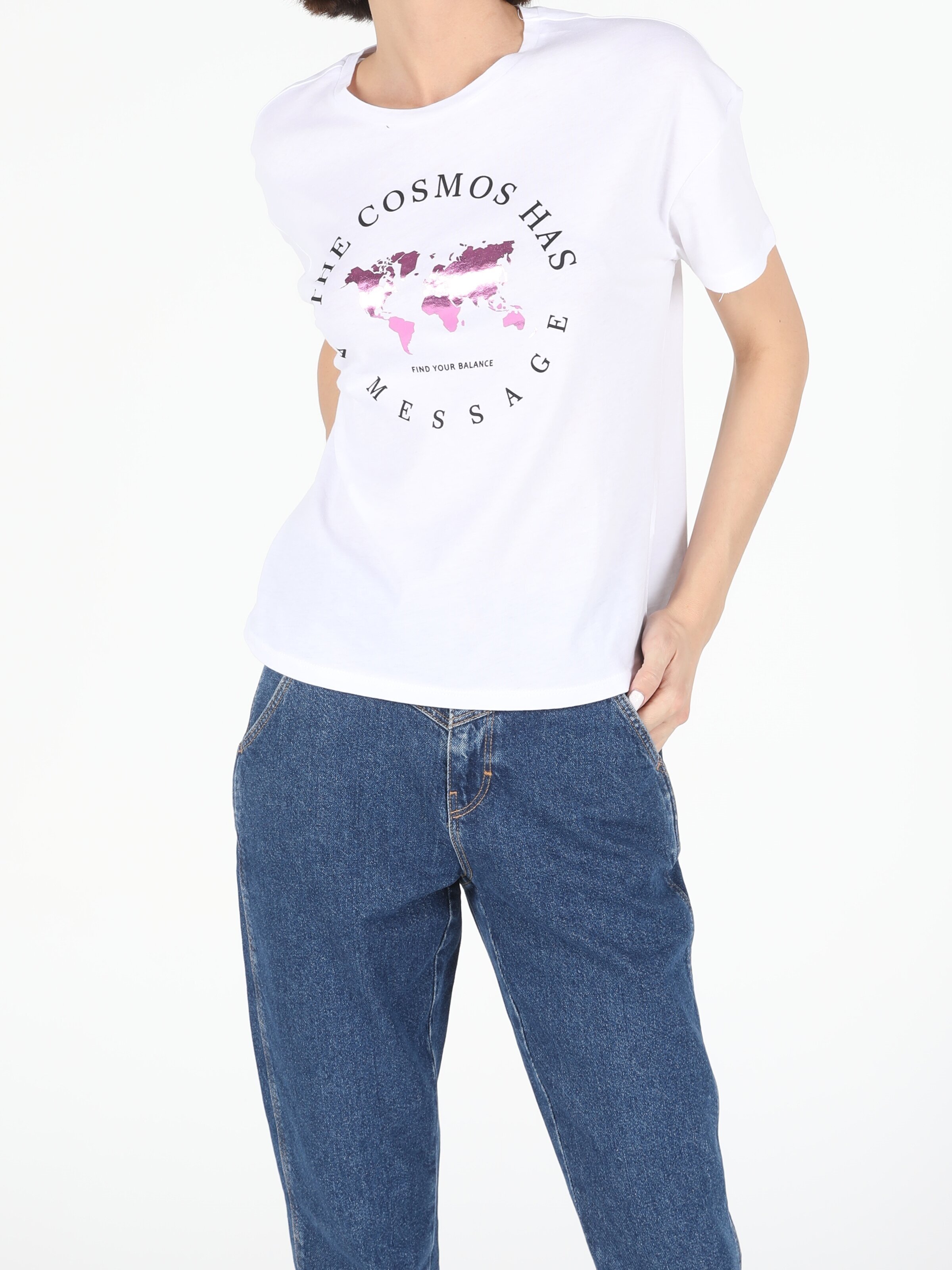 

Футболка Colin's CL1053759  White, Футболка Colin's CL1053759 L White
