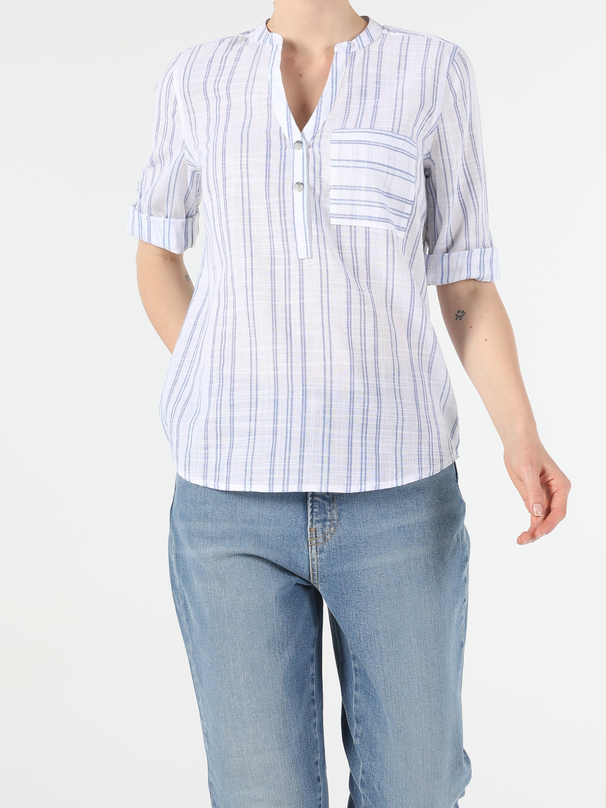 

Блузка Colin's CL1054193  Blue, Блузка Colin's CL1054193 XS Blue