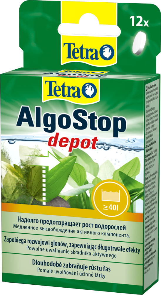 

Средство против водорослей Tetra Aqua AlgoStop depot 12 таблеток (4004218157743/4004218298989)