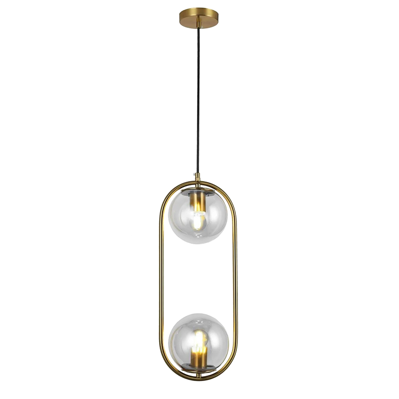 

Люстра подвесная Light House LS-17189-2 BRZ+CL бронза