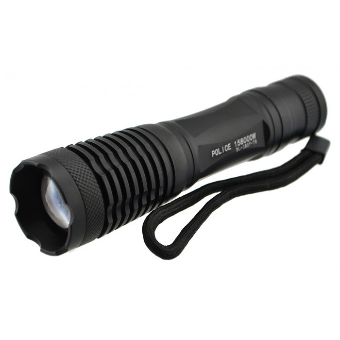 

Тактический фонарь POLICE BL 1837 T6 50000W фонарик 1000 Lumen Original (34021UR)