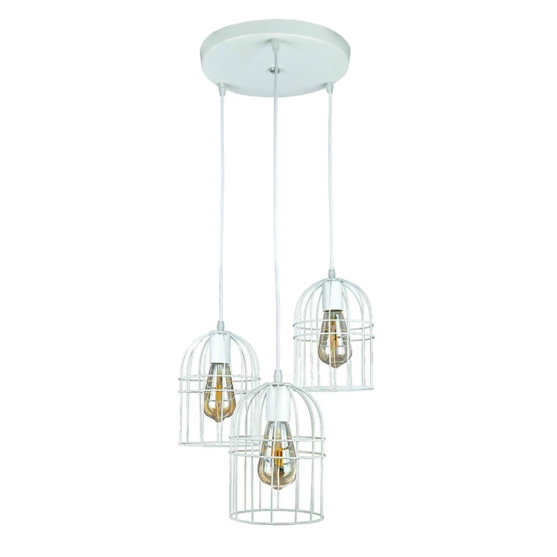 

Люстра подвесная Light House LS-17194F-3 WH (300) белая