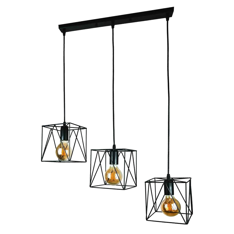 

Люстра подвесная Light House LS-17182-3 BK (500) черная