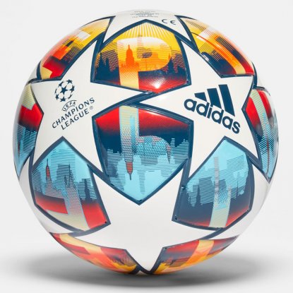 

Мяч футбольный для детей Adidas Finale 22 St. Petersburg Mini H57812 №1 Сине-желтый