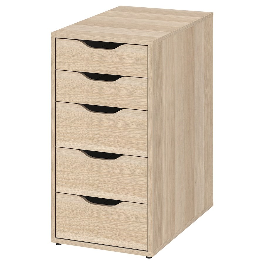 

Комод IKEA ALEX біла морилка/імітація. дуб (804.735.47)