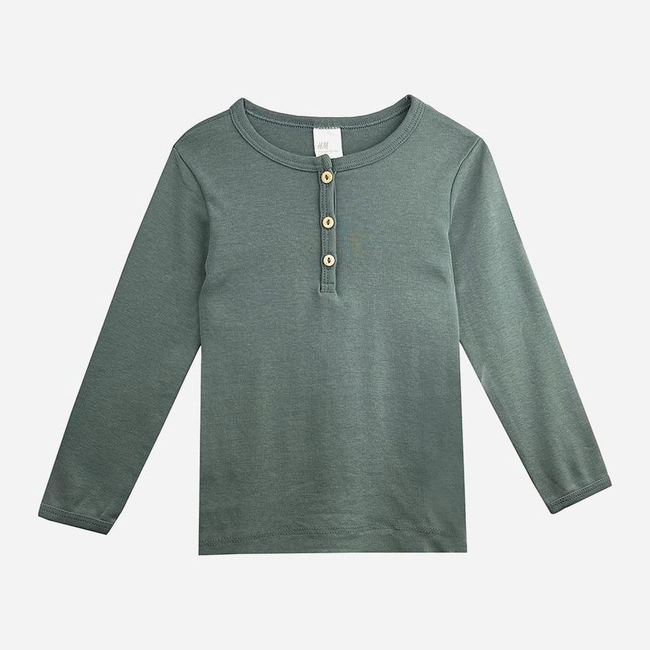

Футболка с длинными рукавами H&M 8599263b50 86 см Зеленая