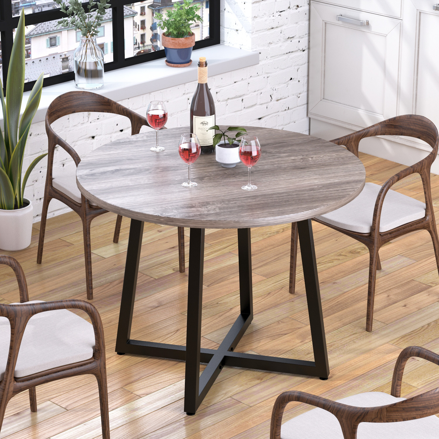 

Стол обеденный Бланк Loft Design Дуб Палена