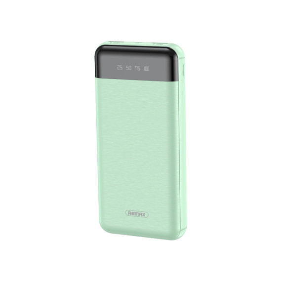 

Power Bank Remax RPP-195 Yuen Series 2.1 A Fast Charging 20000 mAh (00033896 Зелений)