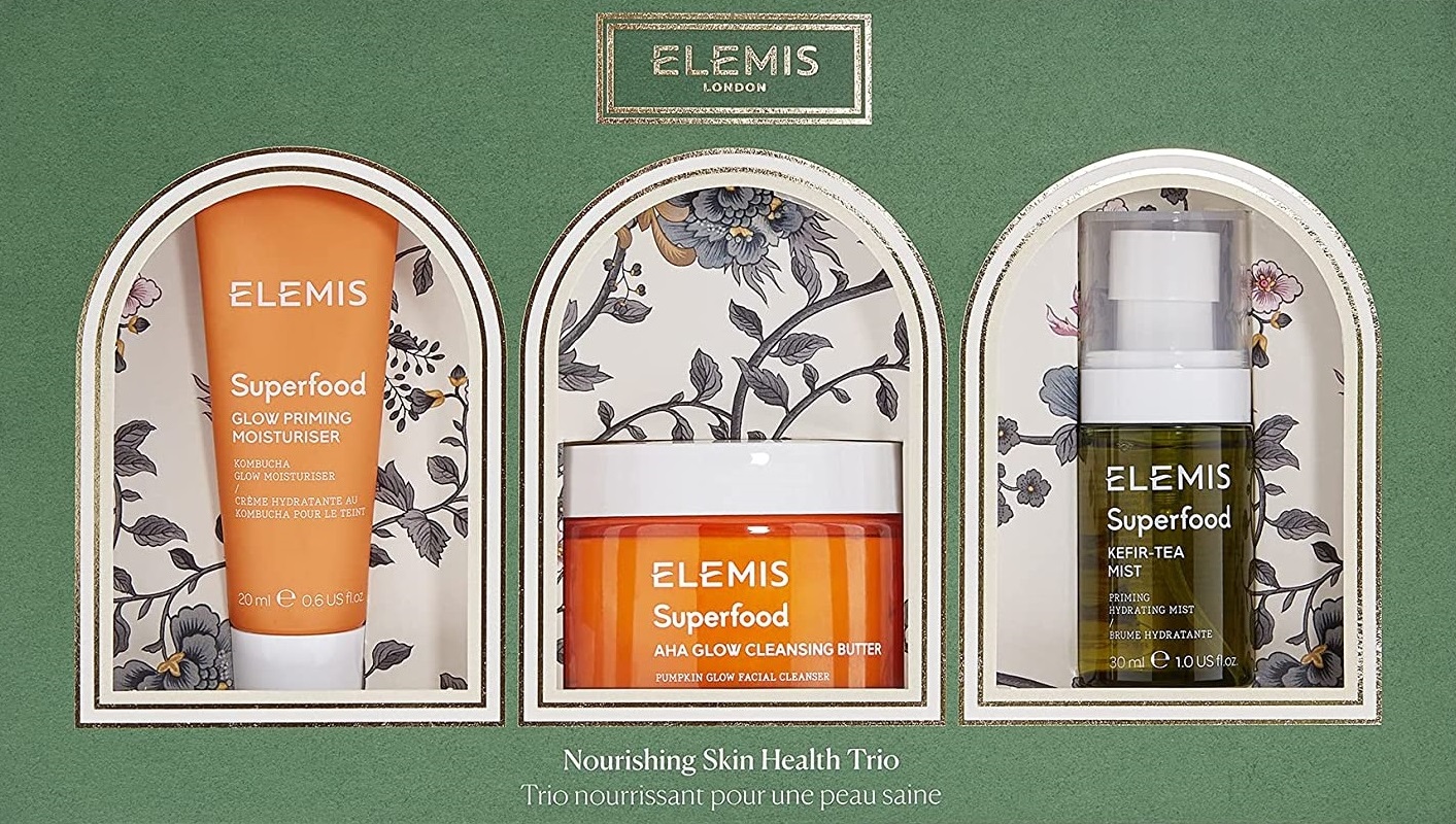 Акція на Набор суперфуд для здоровья вашей кожи Elemis Nourishing Skin Health Trio Gift Set (641628889051) від Rozetka UA